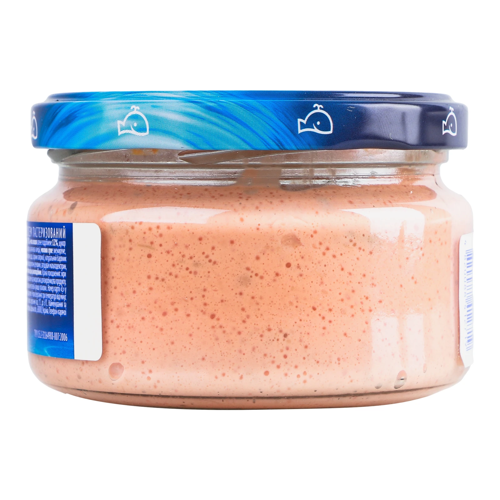 Продукт з ікрою Водний світ Ікра океанічної риби з лососем пастеризований 160г Фото №:2