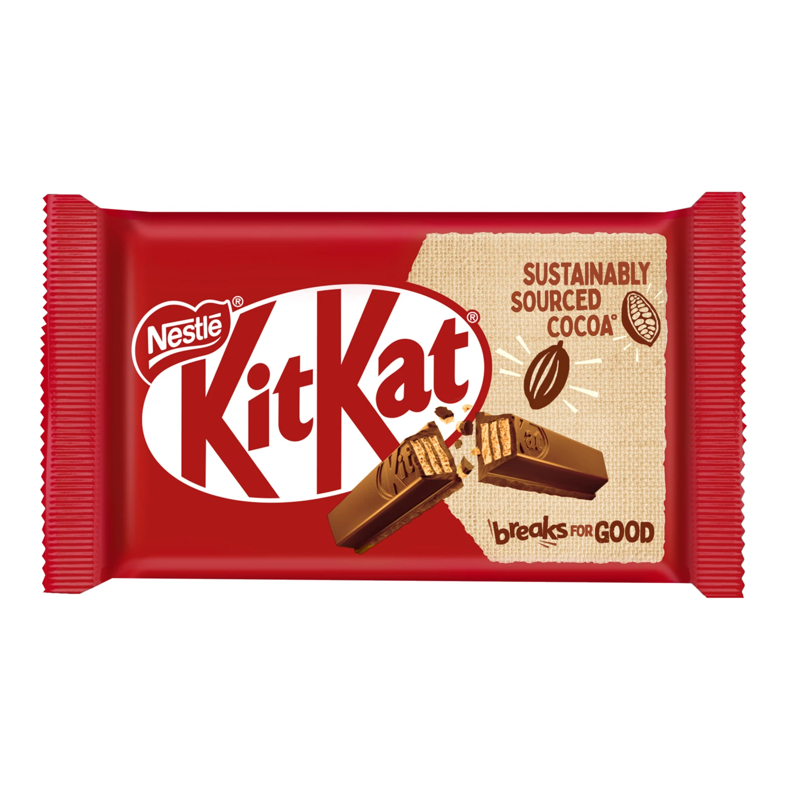 Вафлі Kit Kat 41,5г в молочному шоколаді фингерс Новинка Фото навігації №:1