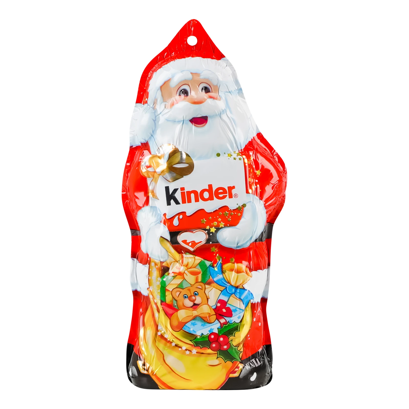 Фігурка шоколадна Kinder Дід мороз молочна з молочним шаром всередині 55г Фото №:1