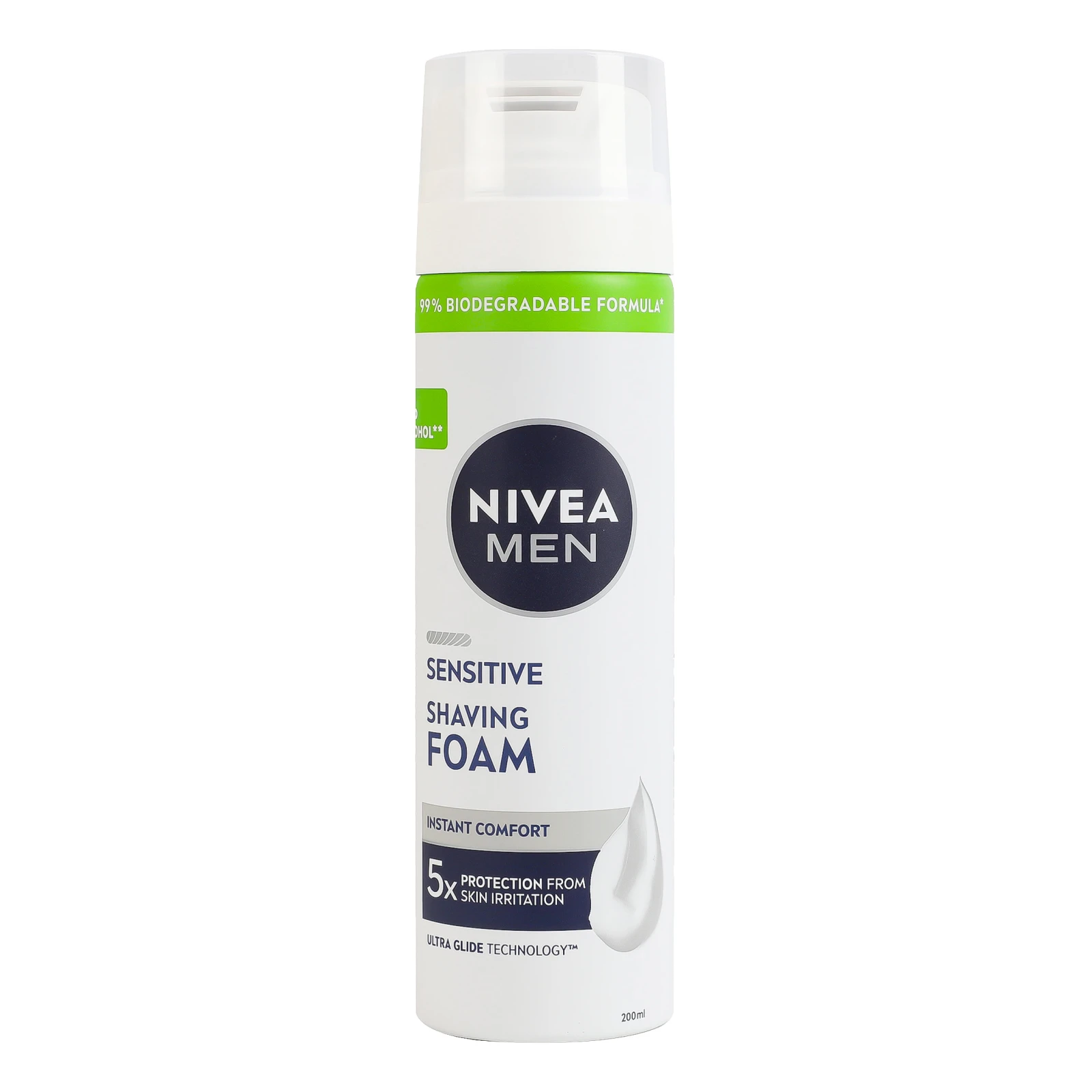 Піна для гоління Nivea Men для чутливої шкіри 200мл
