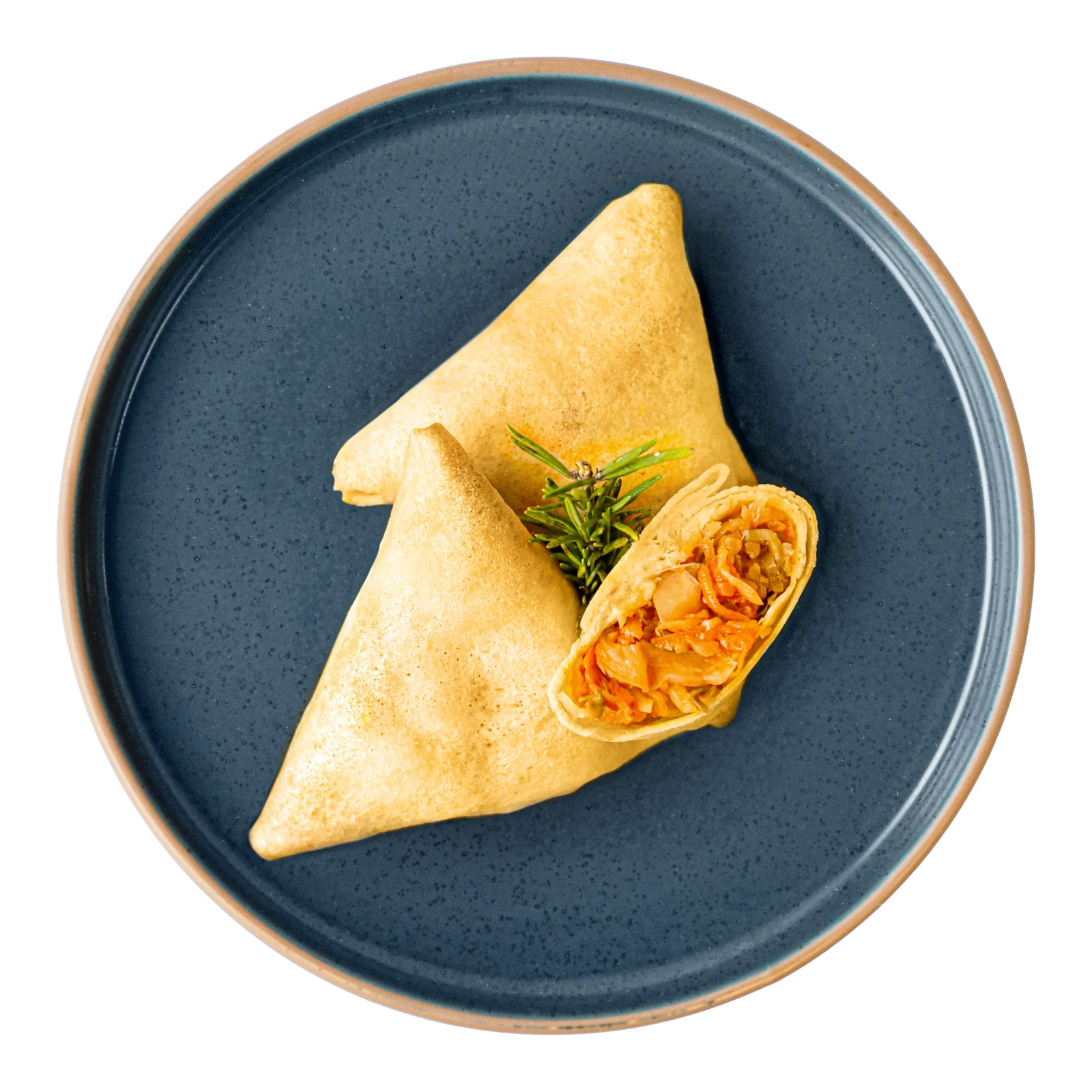 Млинці з капустою та грибами