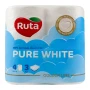 Папір туалетний Ruta Pure White 3-х шаровий 4шт/уп Фото навігації №:1