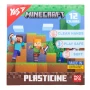 Пластилін YES 12кольорів 240г Minecraft Фото навігації №:1
