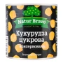Кукурудза Natur Bravo цукрова консервована 340г Фото навігації №:1