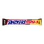 Батончик Snickers Super+1 зі смаженим арахісом карамеллю і нугою вкритий молочним шоколадом 3*37.5г/уп Фото навігації №:1