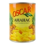 Ананас Oscar foods шматочками в сиропі 565г Фото навігації №:1